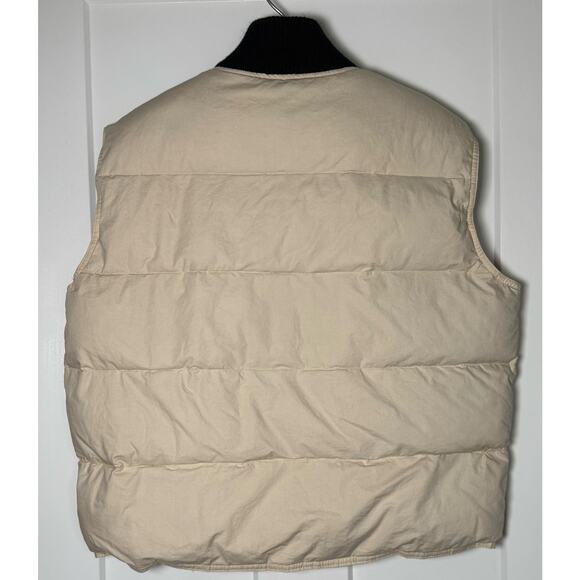 Bibi Bros Off White Duck Down Puffer Vest Size Medium‎ - Picture 2 of 11